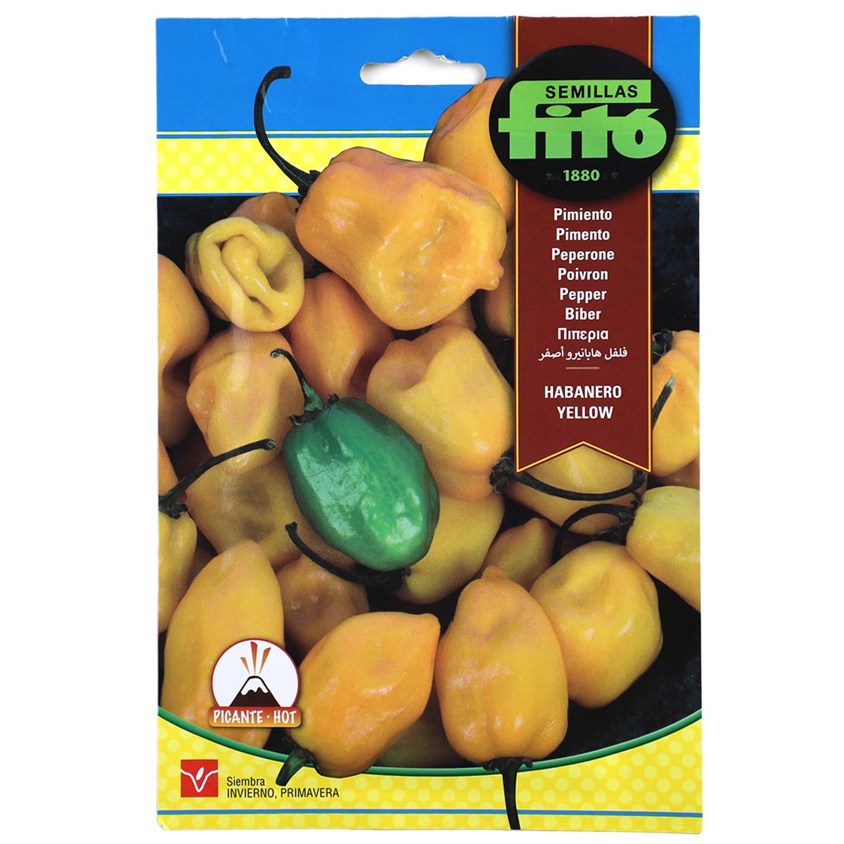 Fito Pepper Habanero Yellow Seeds