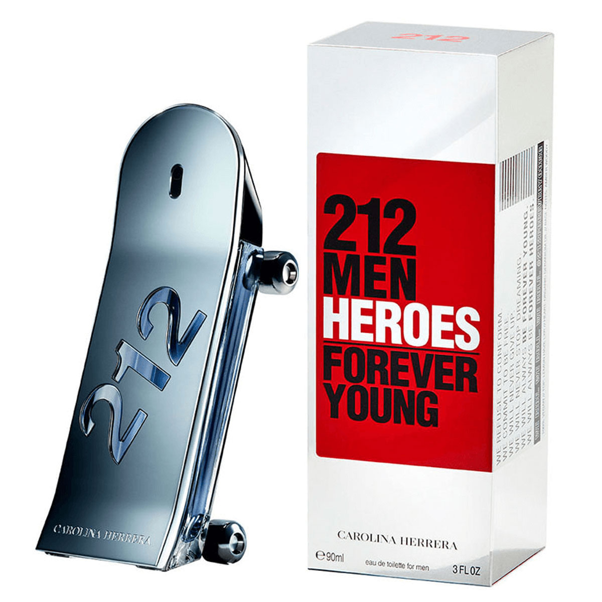Carolina Herrera 212 Heroes Forever Young Men's EDT Perfume 90ml