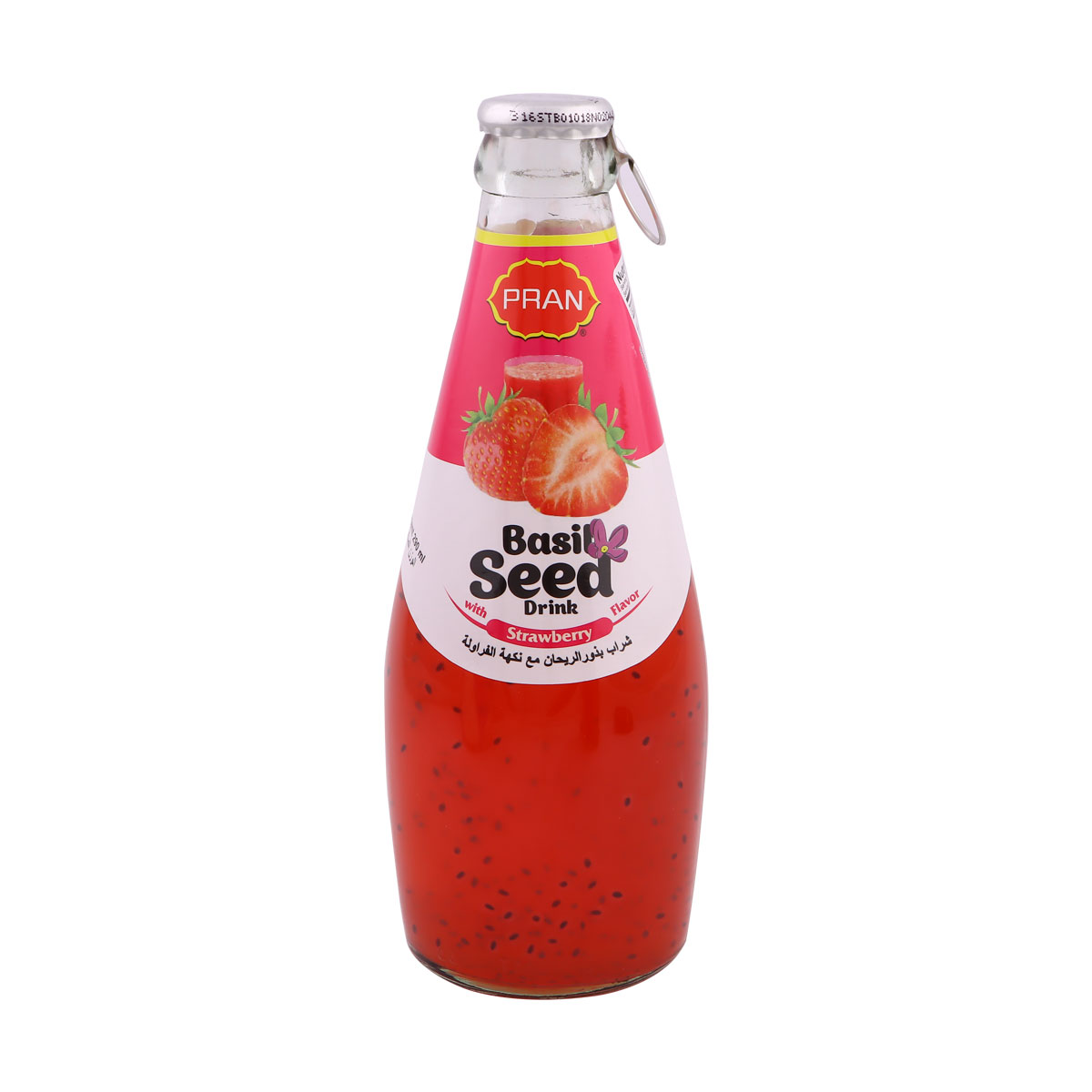 Pran Basil Seed Drink with Strawberry Flavor 290ml