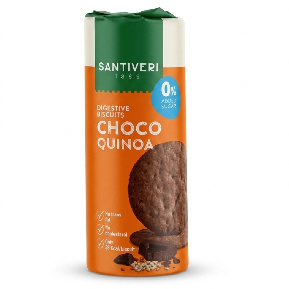 Santiveri Digestive Biscuits Choco Quinoa 175g