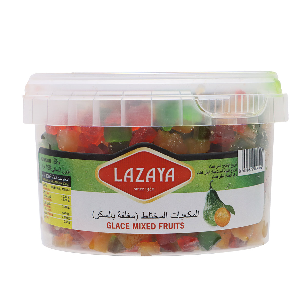 Lazaya Glace Mixed Fruits 198g