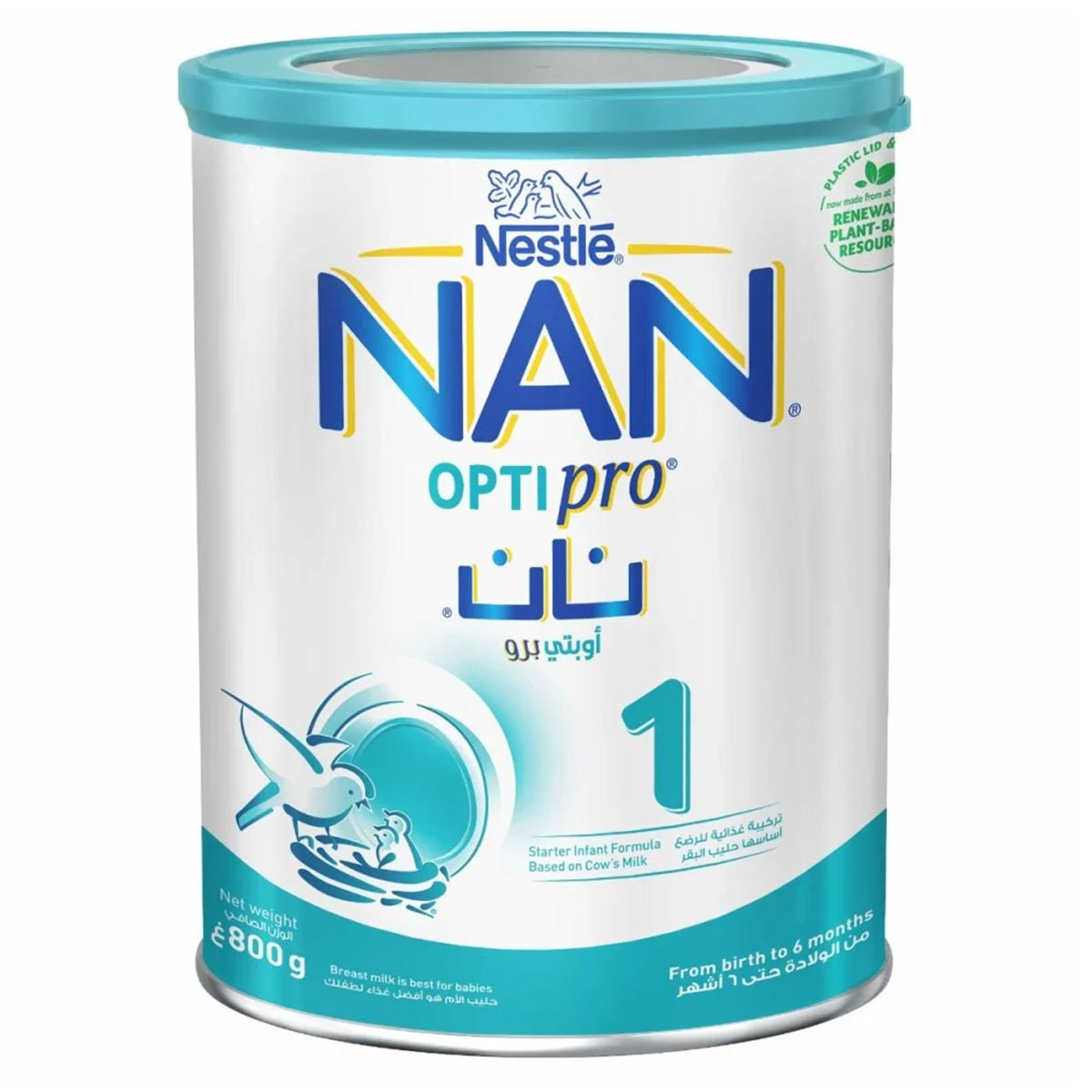 Nestle NAN Optipro 1 Starter Infant Formula Milk 800g From Birth To 6 Months