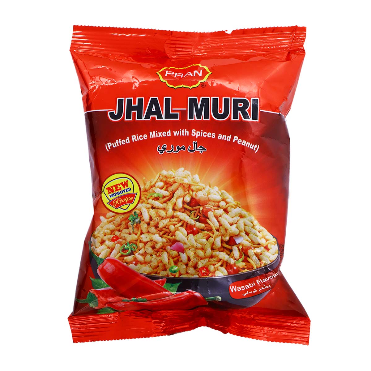Pran Jhal Muri Puffed Rice Mixed with Spices & Nuts 50g