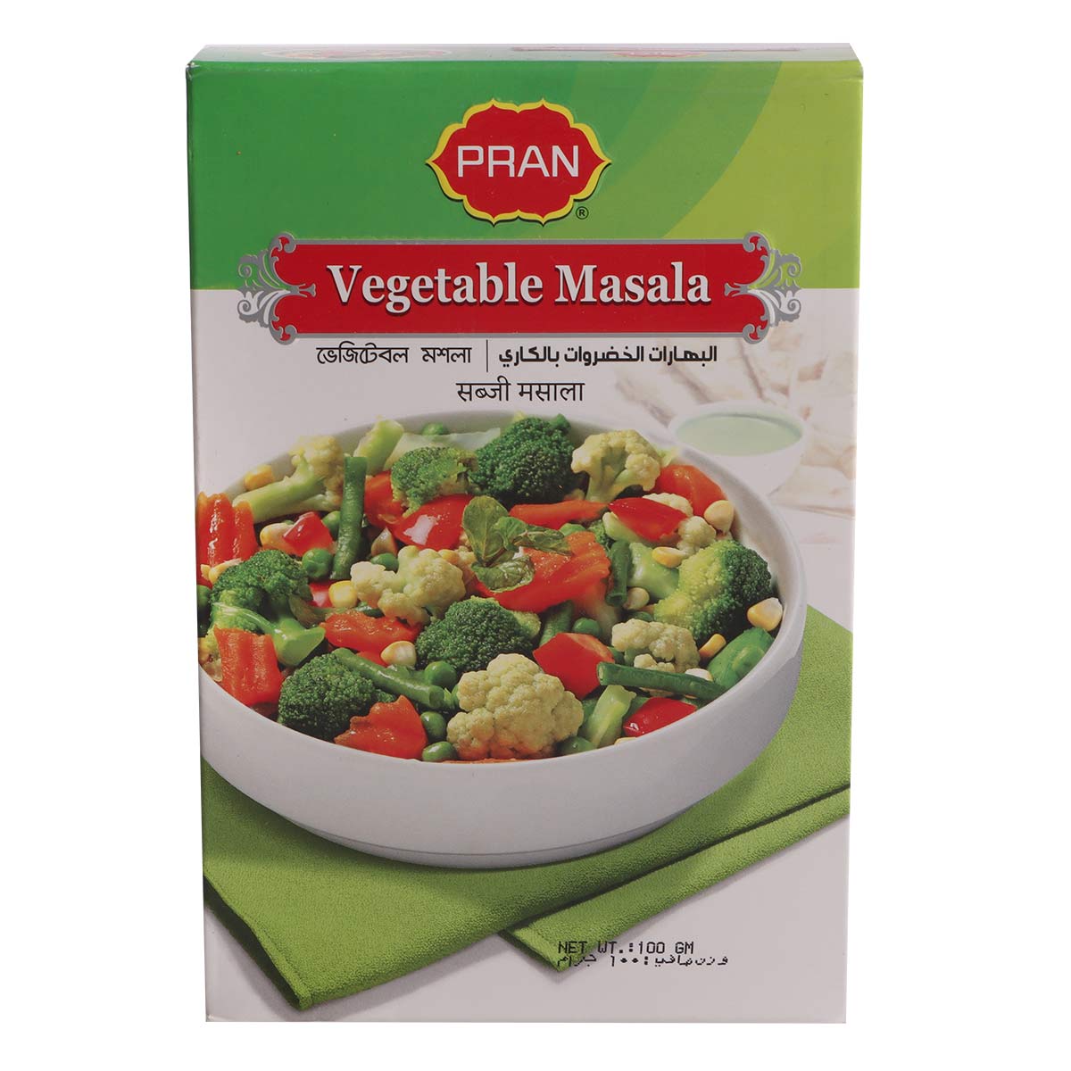 Pran Vegetable Curry Masala 100g | Condiments & Seasoning | Salt & Spices | Whole Spices