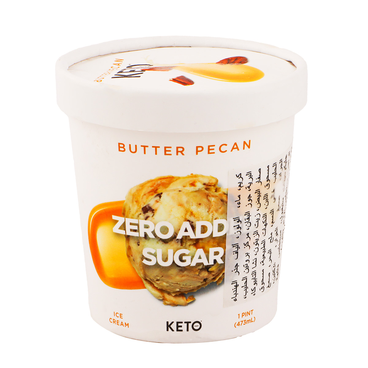 Keto Ice Cream Butter Pecan 473ml