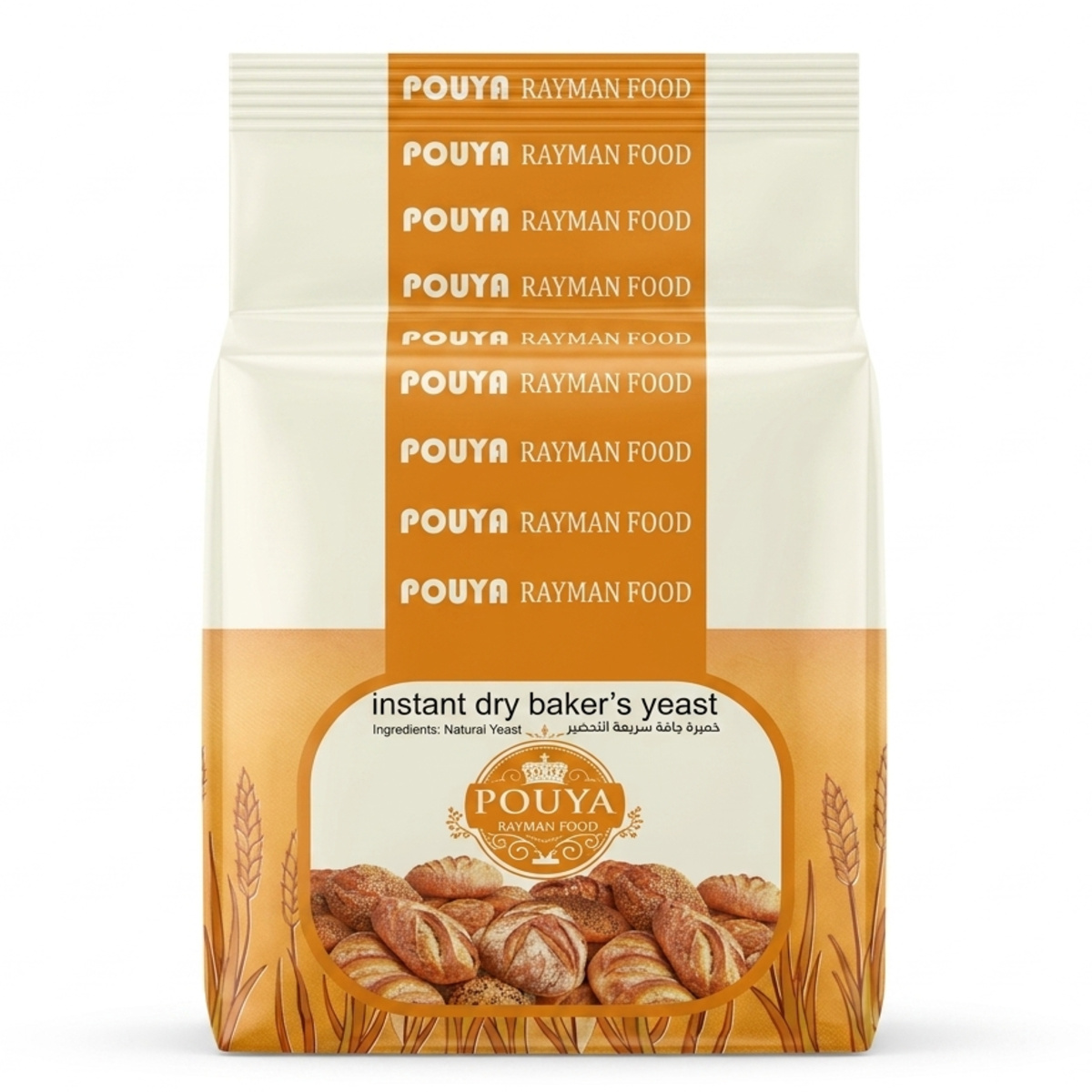 Pouya Rayman Food Instant Dry Baker Yeast 500g