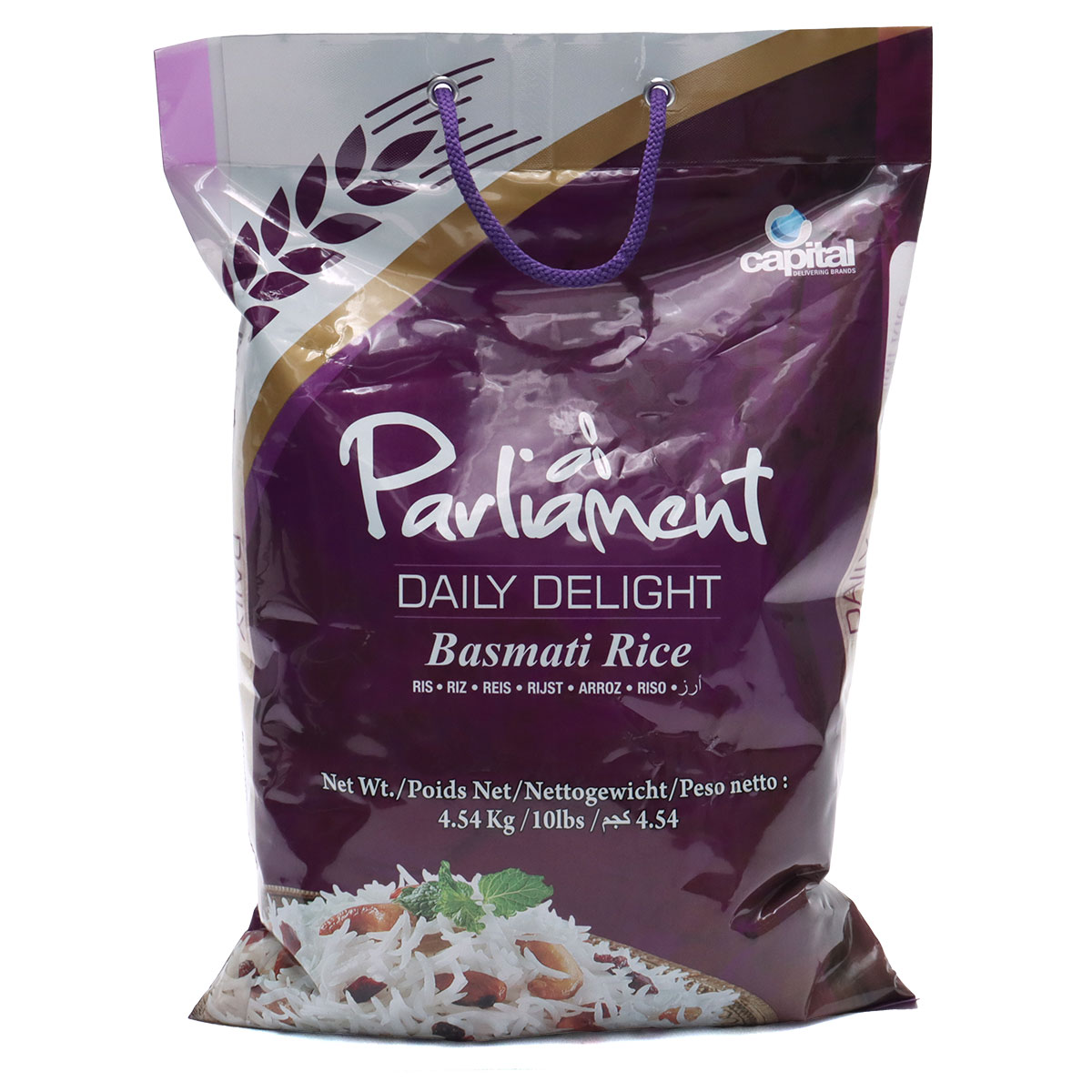 Parliament Daily Delight Basmati Rice 4.54kg