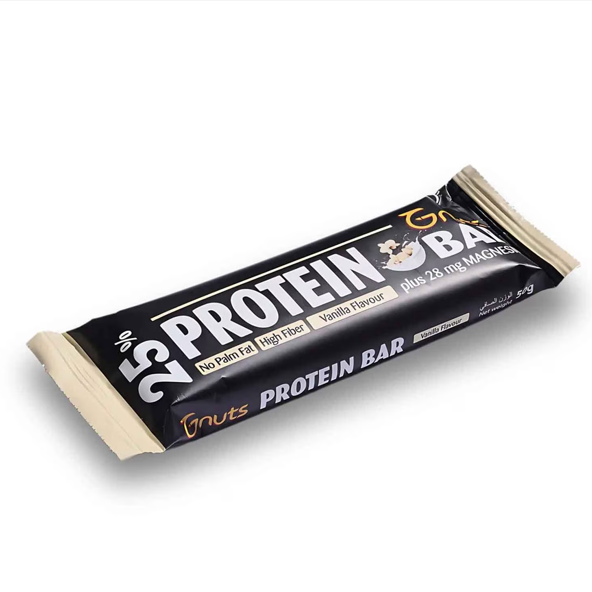Gnuts Protein Bar Vanilla Flavour 50g