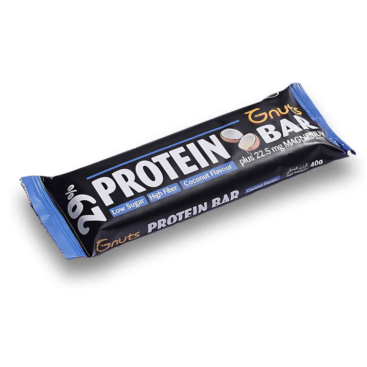 Gnuts Protein Bar Coconut Flavour 40g