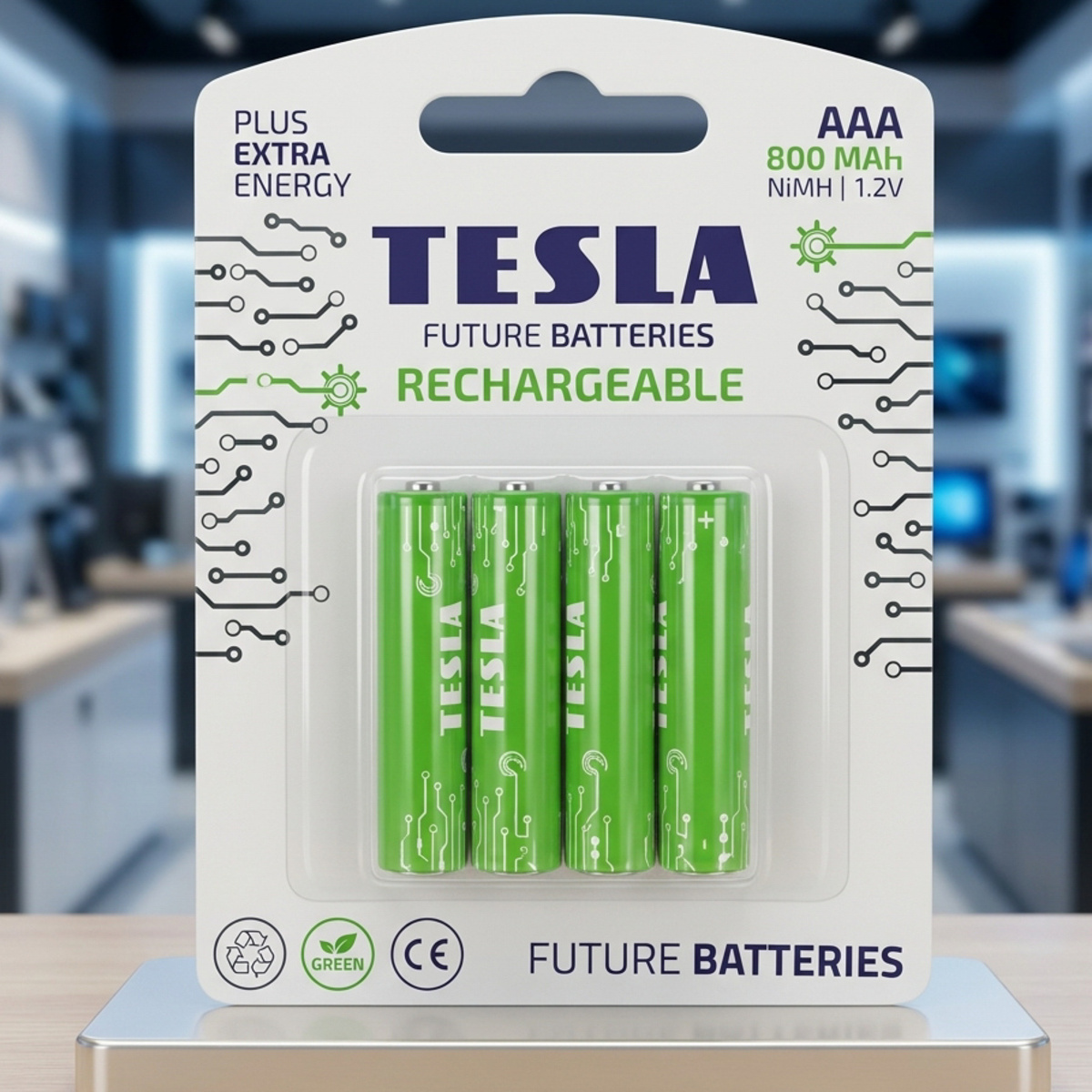 Tesla Alkaline AAA Battery