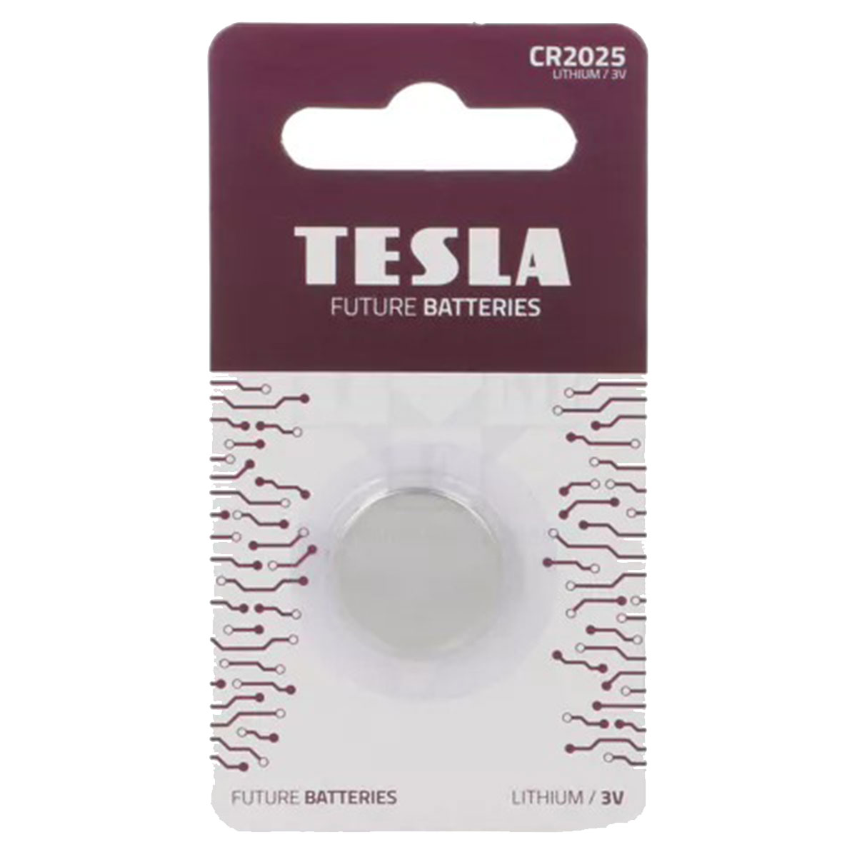 Tesla Lithium CR2025 Battery 3V