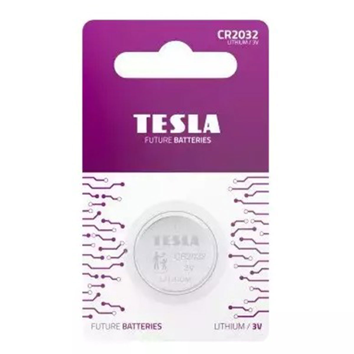 Tesla Lithium CR2032 3V Batteries