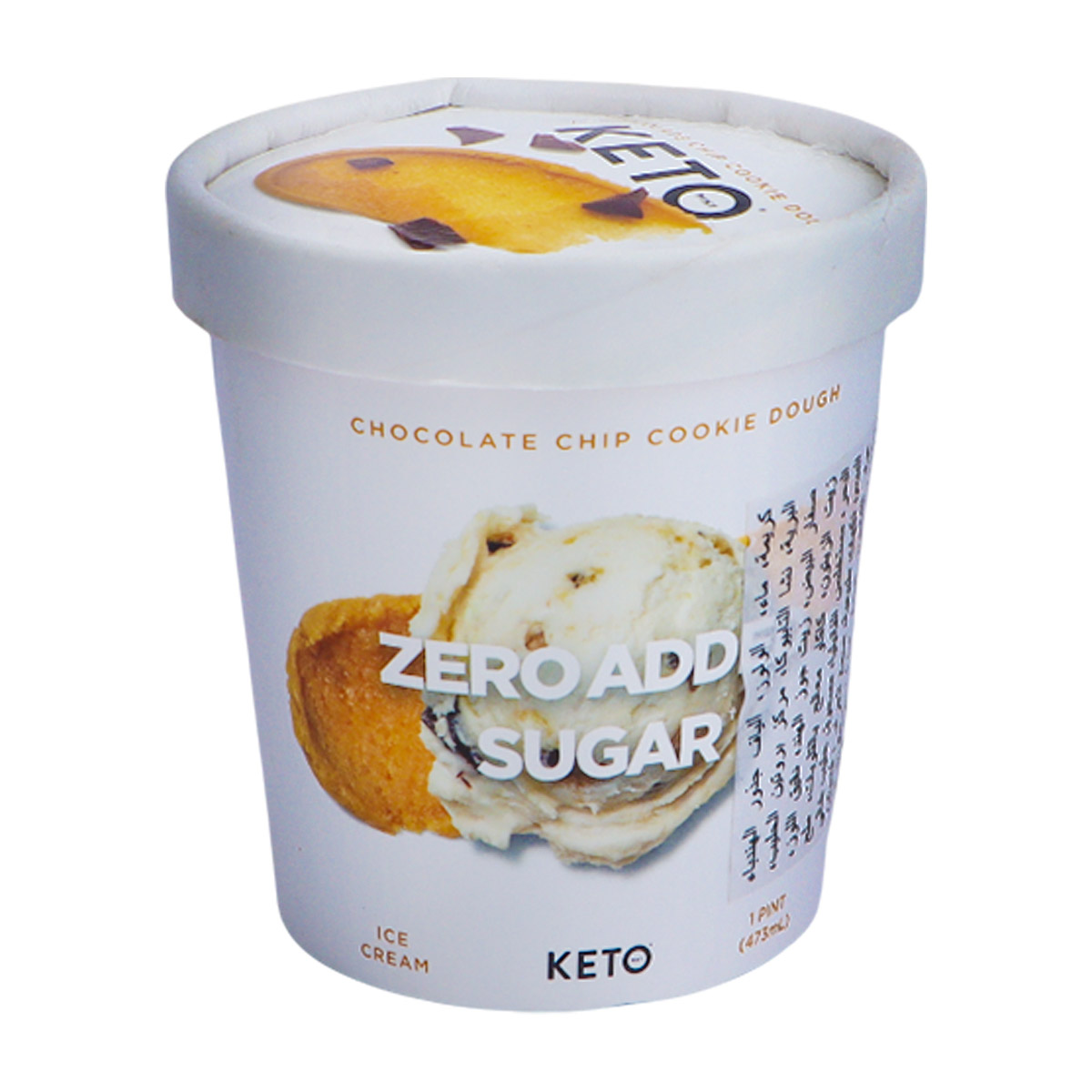 Keto Pint Chocolate Chip Cookie Dough 473ml