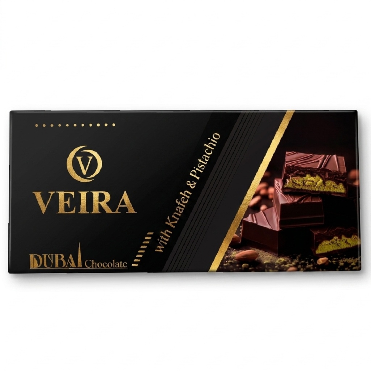 Veira With Kunafa And Pistchio Chocolate 100g