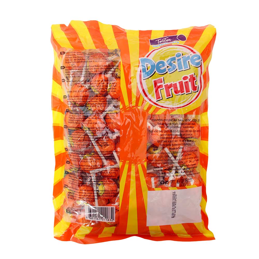 Mix Fruit Lollipops 48 Pcs