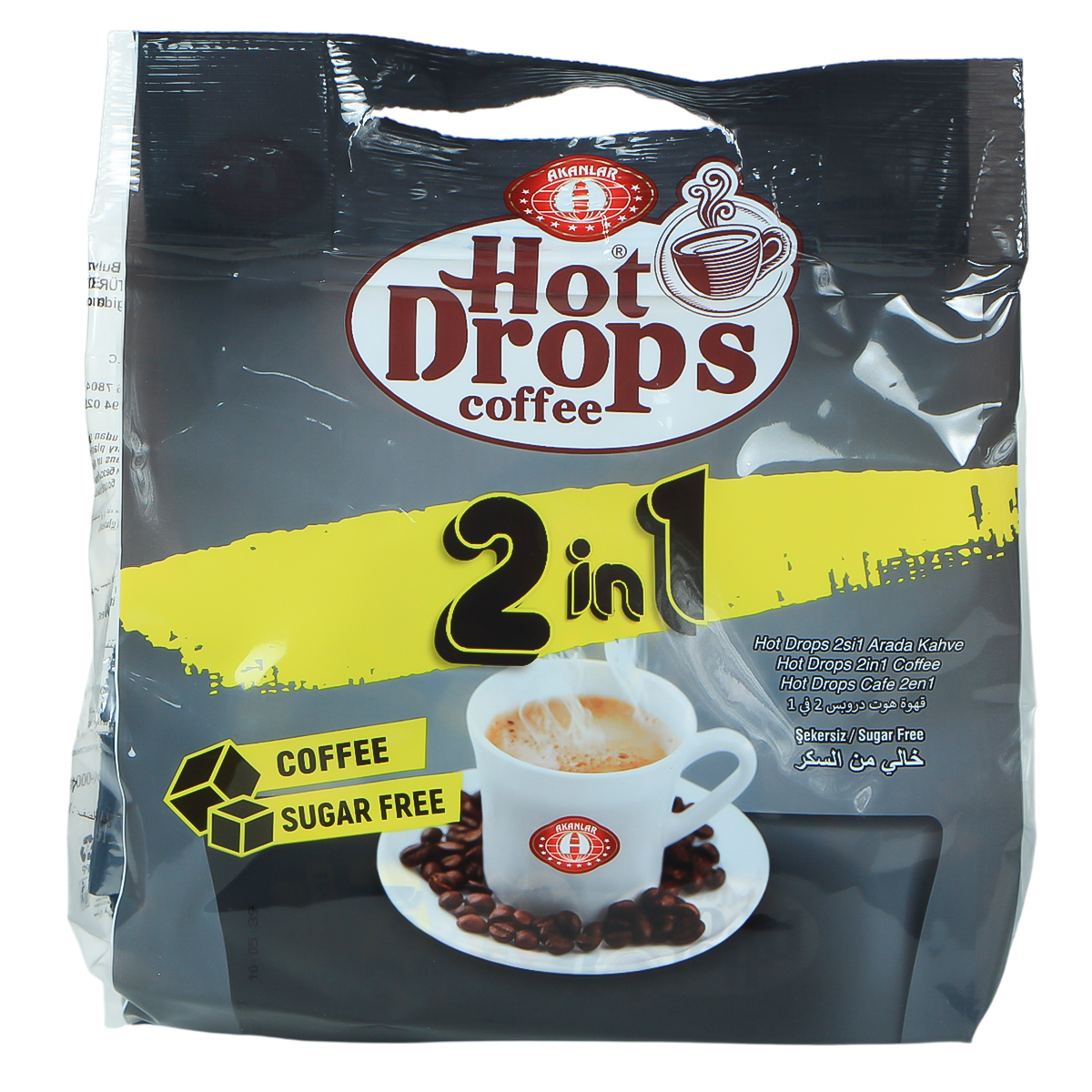 Hot Drops Coffee 2 In 1 Sugarfree Coffee 12g