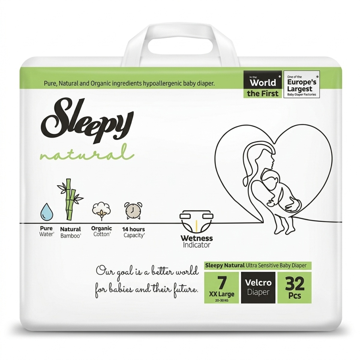 Sleepy Natural Diaper No.7 32 Pieces