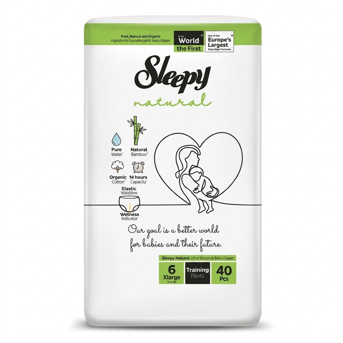 Sleepy Natural Pants No.6 40 Pieces