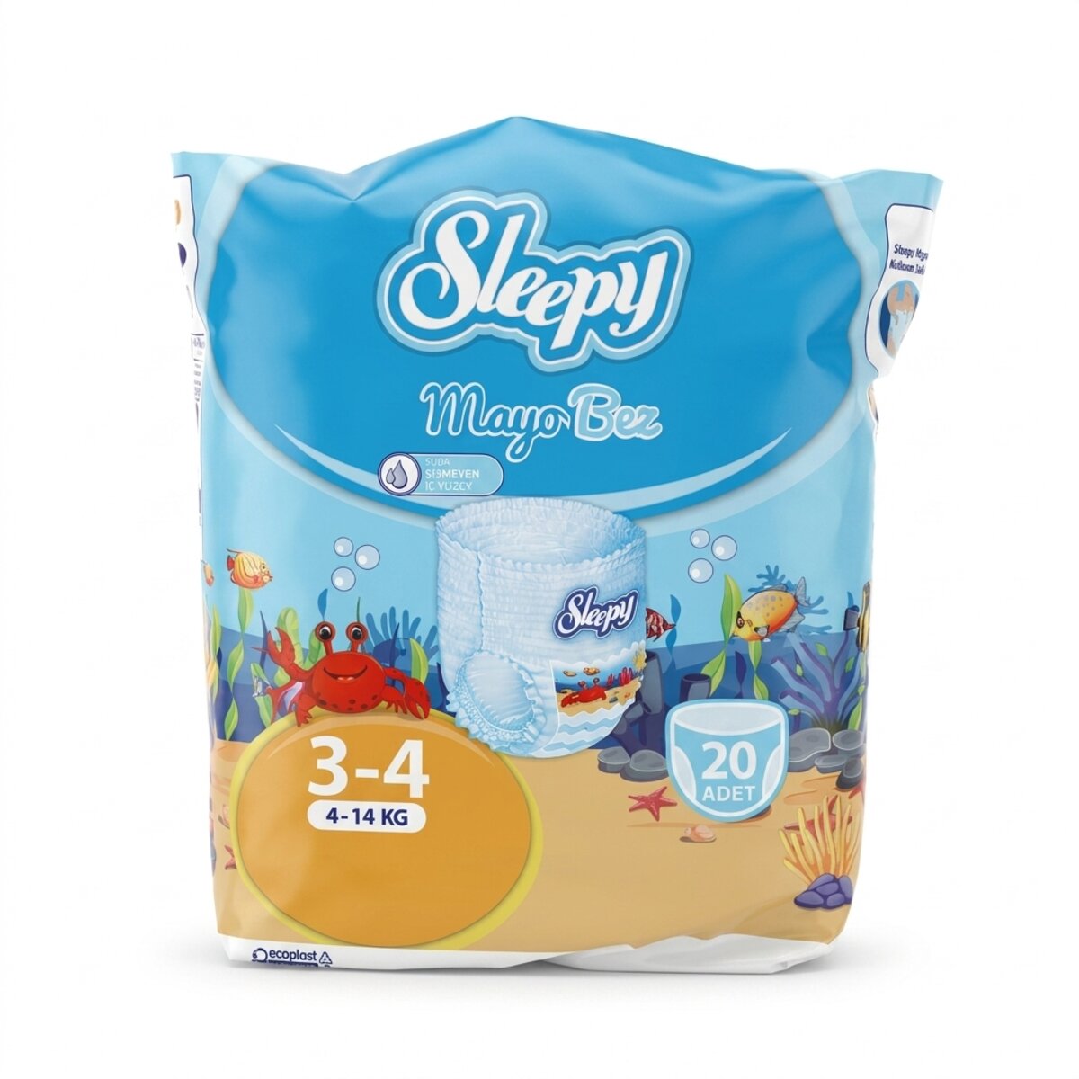 Sleepy Mayo Bez Diapers Size 3-4 20 Pieces