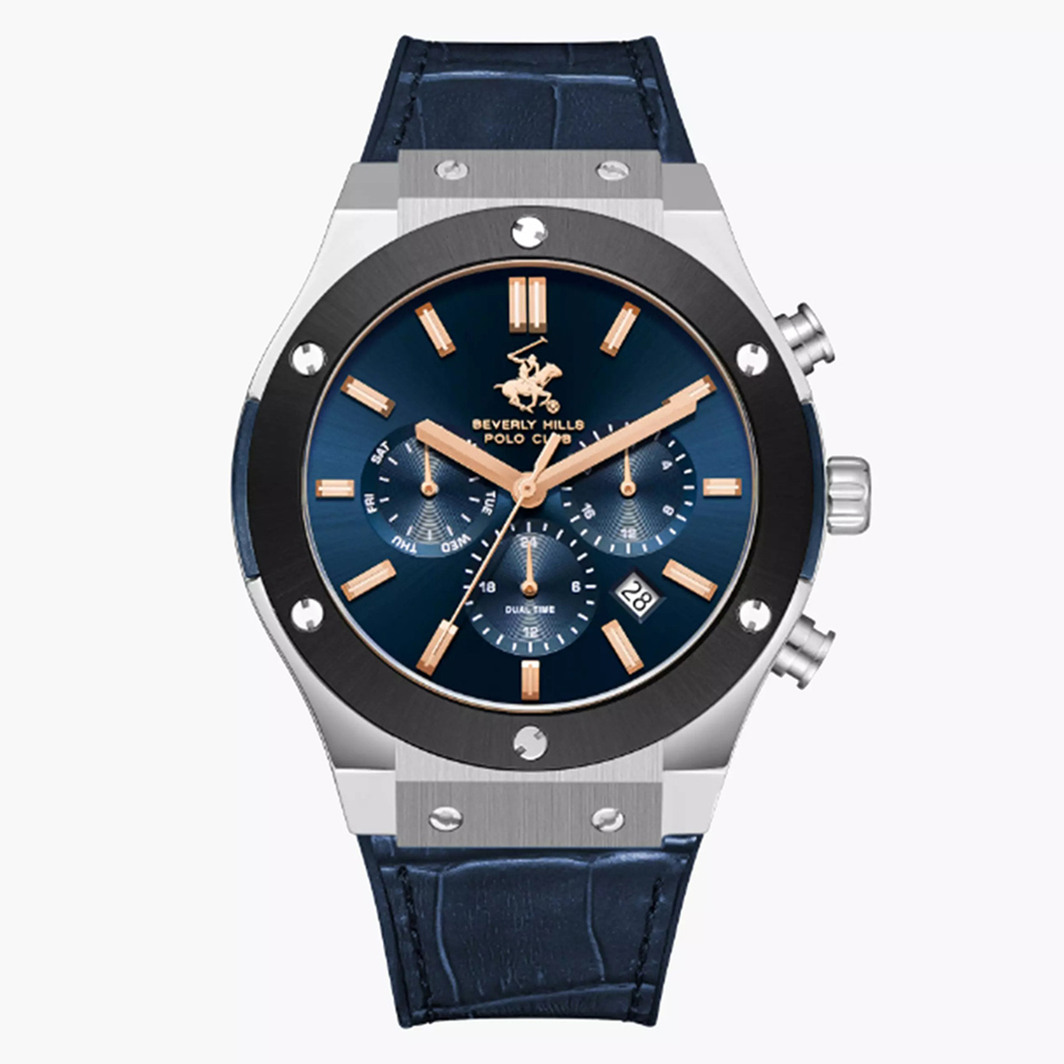 Beverly Hills Polo Club Watch Navy Blue BP3690X.377