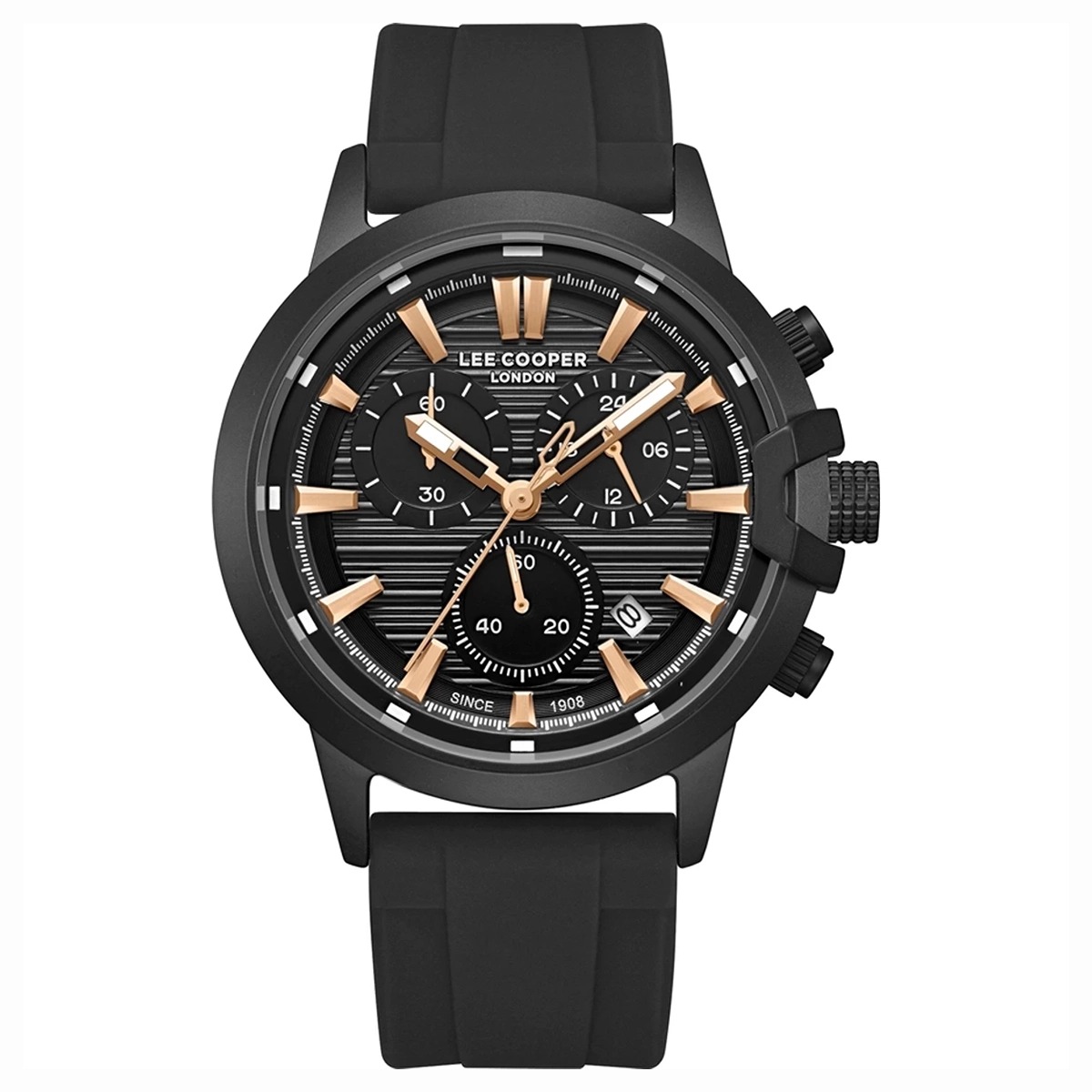Lee Cooper Mens Multi Function Watch Matte Black | Men | Men Watches | Men Formal Watches