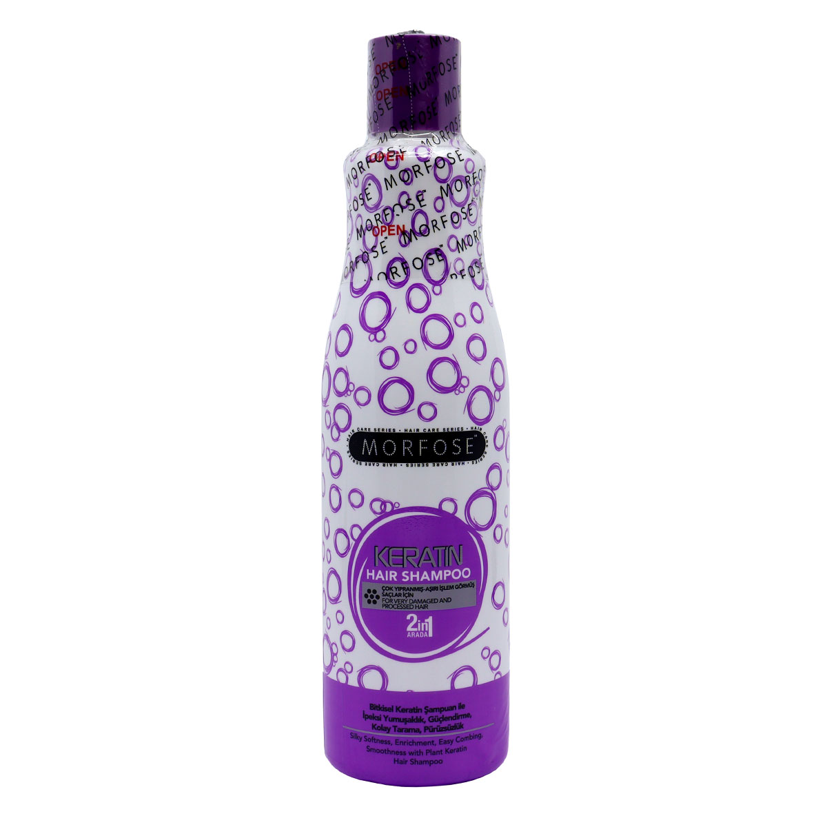 Morfose Keratin Shampoo 2 in1- 500ml