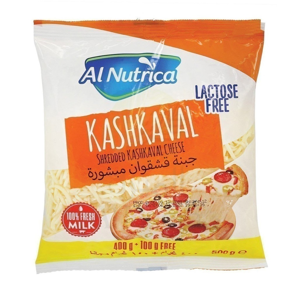 Al Nutrica Shredded Kashkaval Cheese 500g
