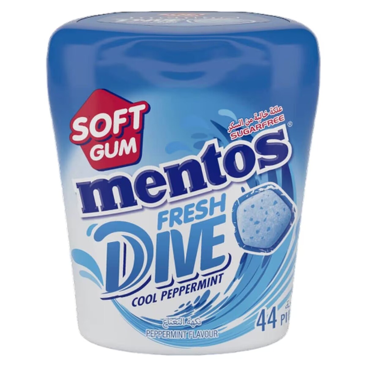 Mentos Fresh Dive Cool Peppermint Soft Gum 88g