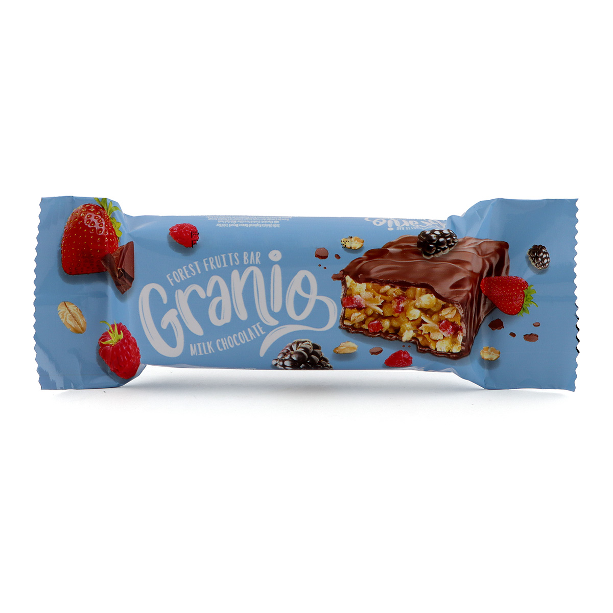 Granio Milk Chocolate Forest Fruits Bar 40g