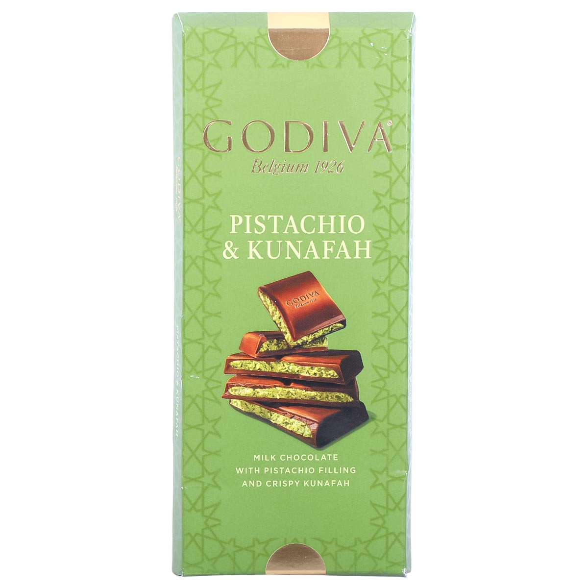 Godiva Pistachio & Kunafah Chocolate 122g
