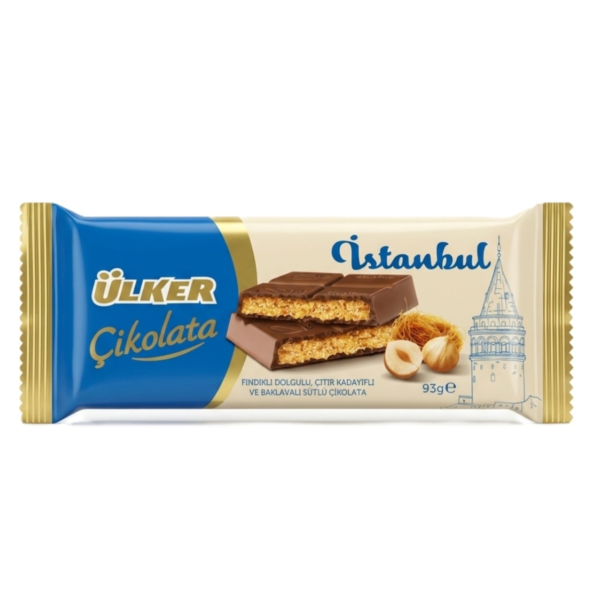 Ulker Istanbul Hazelnut Chocolate 93g