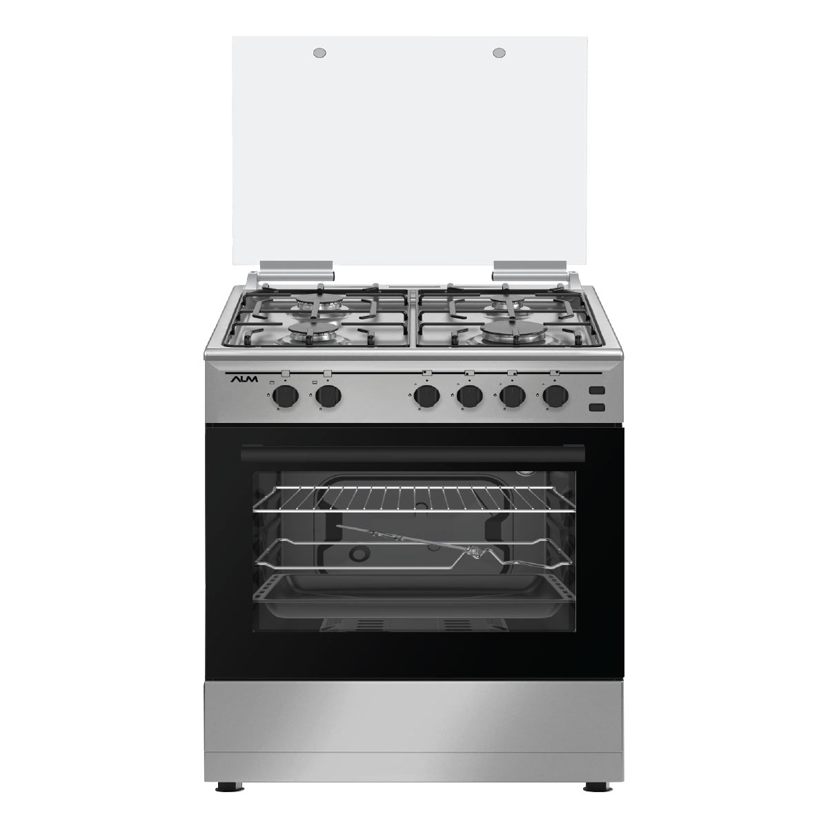 ALM Gas Cooker 50x50 Silver FSGC5004-SS