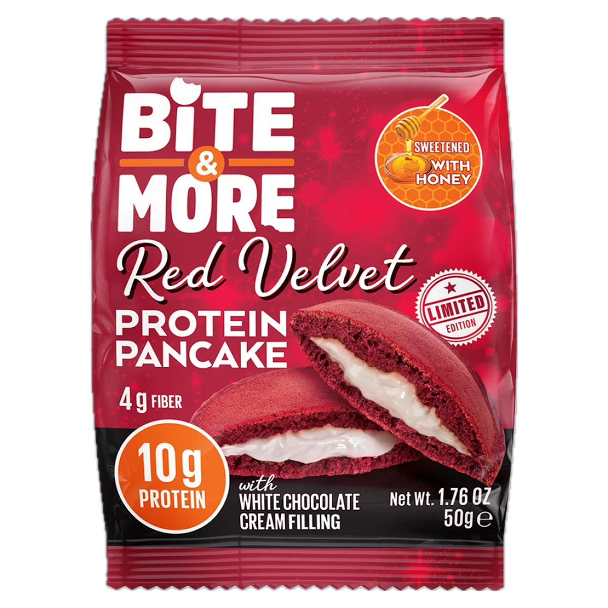 Bites & More Protein Pancake Red Velvet 50g