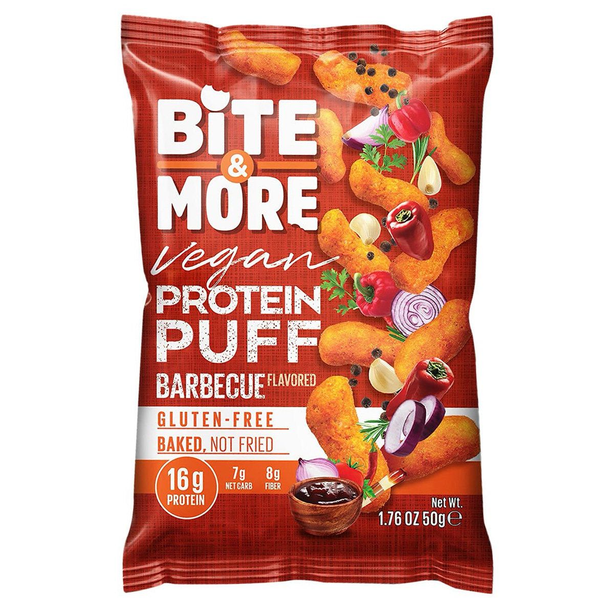 Right Bite Vegan Protein Puff Barbeque 50g