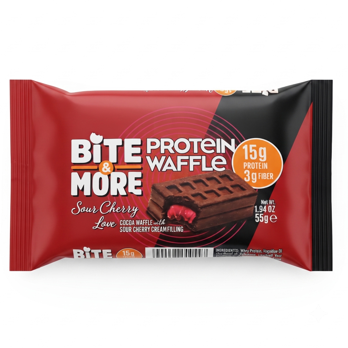 Bites & More Protein Waffle Choco Crush 55g