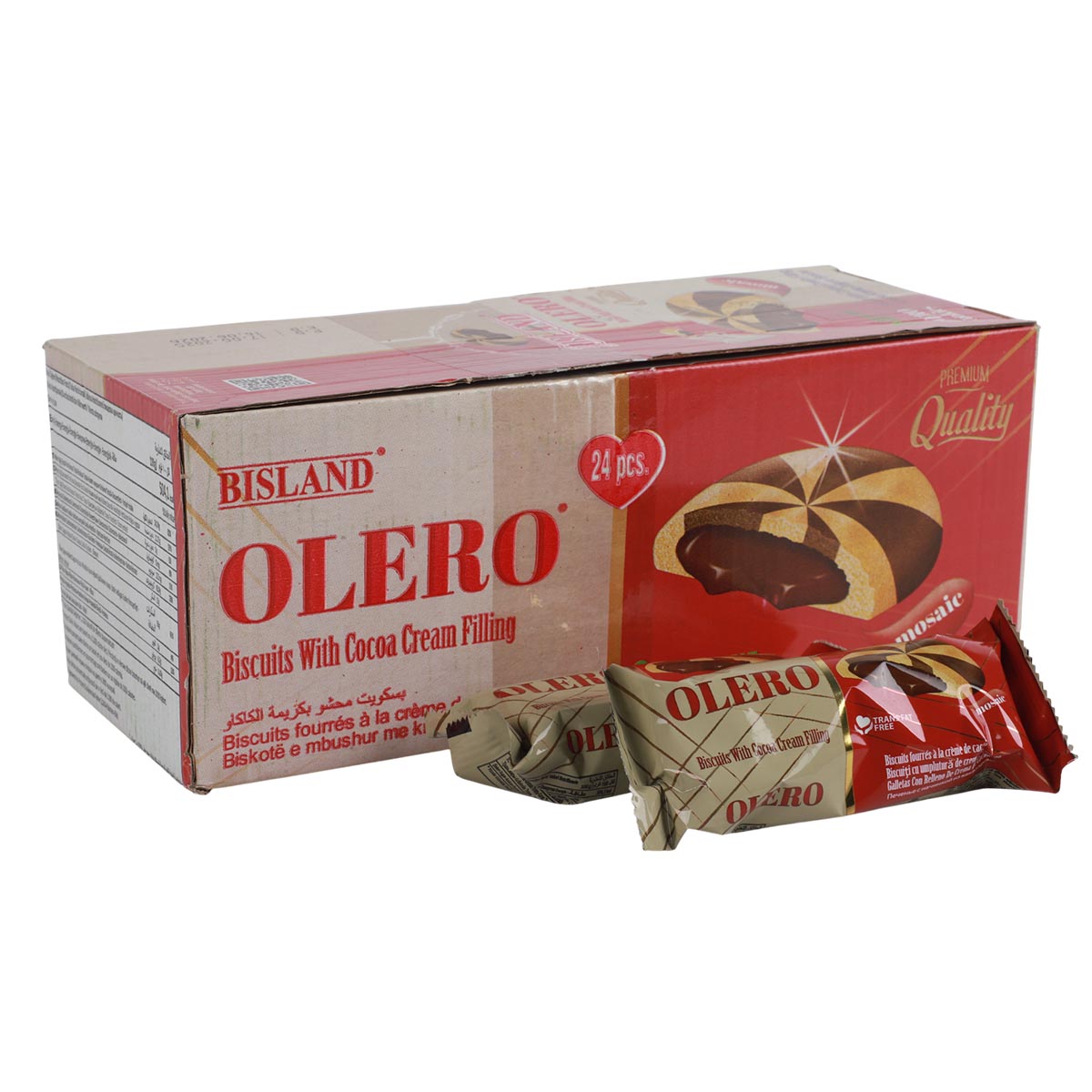 Bisland Olero Coco Cream Filling Biscuits 12x32g