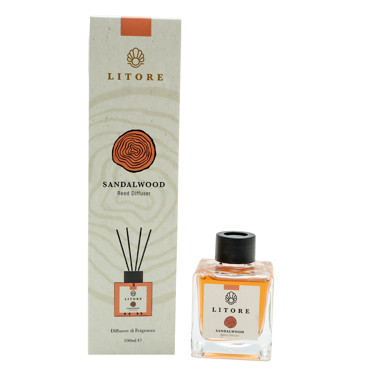 Litore Sandalwood Reed Diffuser 100ml