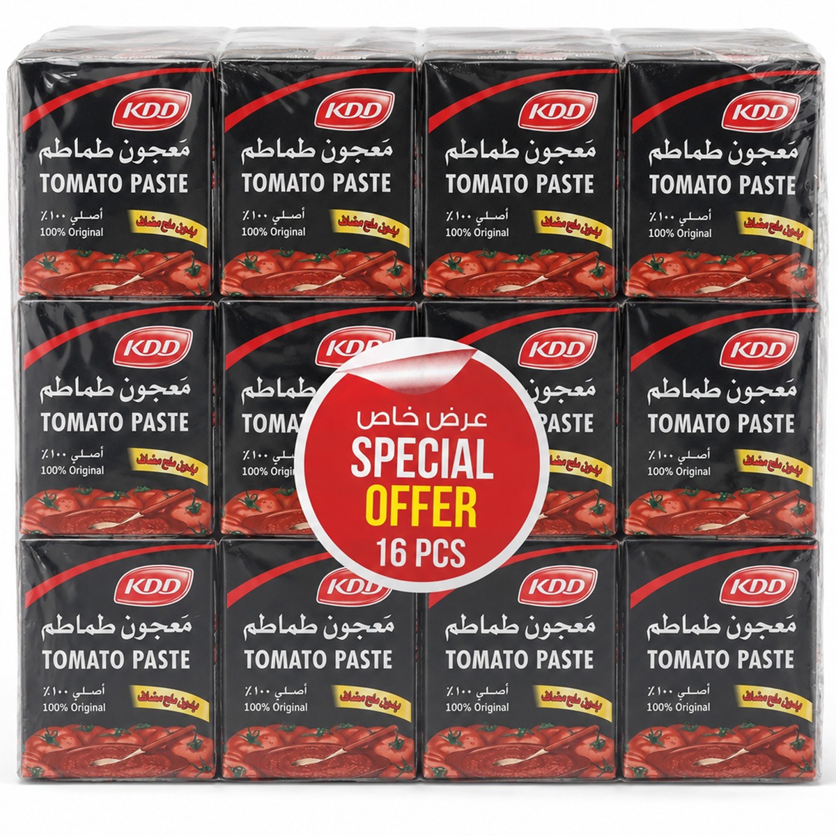 KDD Tomato Paste Original 16 x 135g