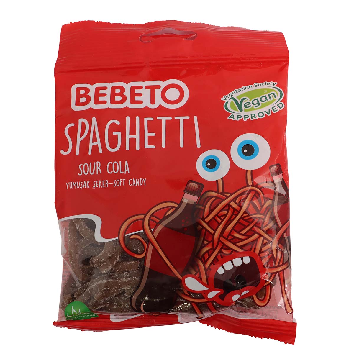 Bebeto Spaghetti Sour Cola Vegan 80g