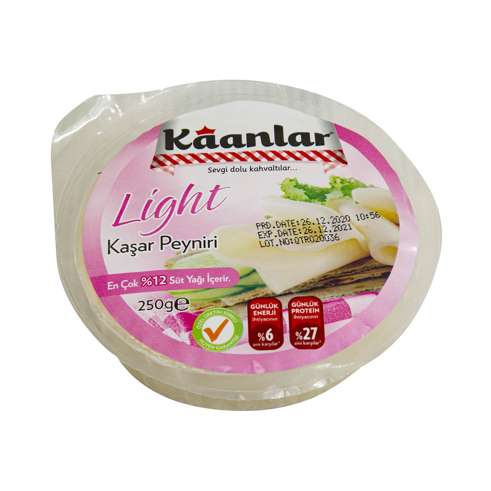 Kannlar Light Kashkaval Cheese 250g