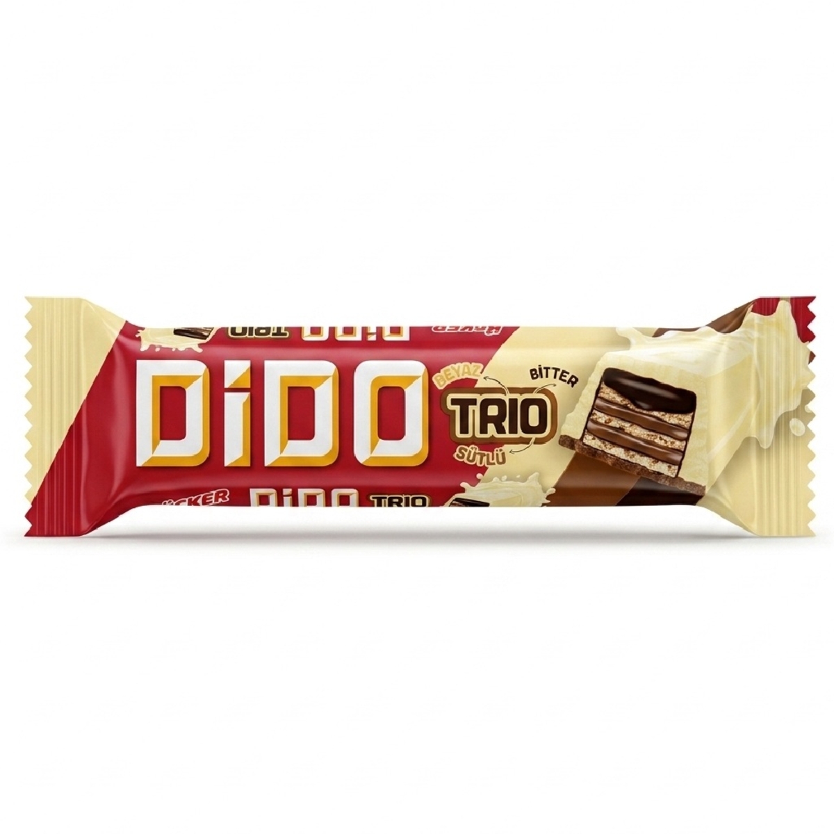 Ulker Dido Trio White Chocolate Wafer 36.5g
