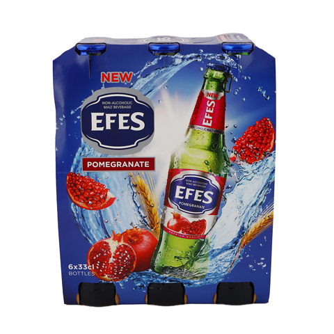 Efes Non Alcoholic Malt Beverage Pomegranate 6x330ml