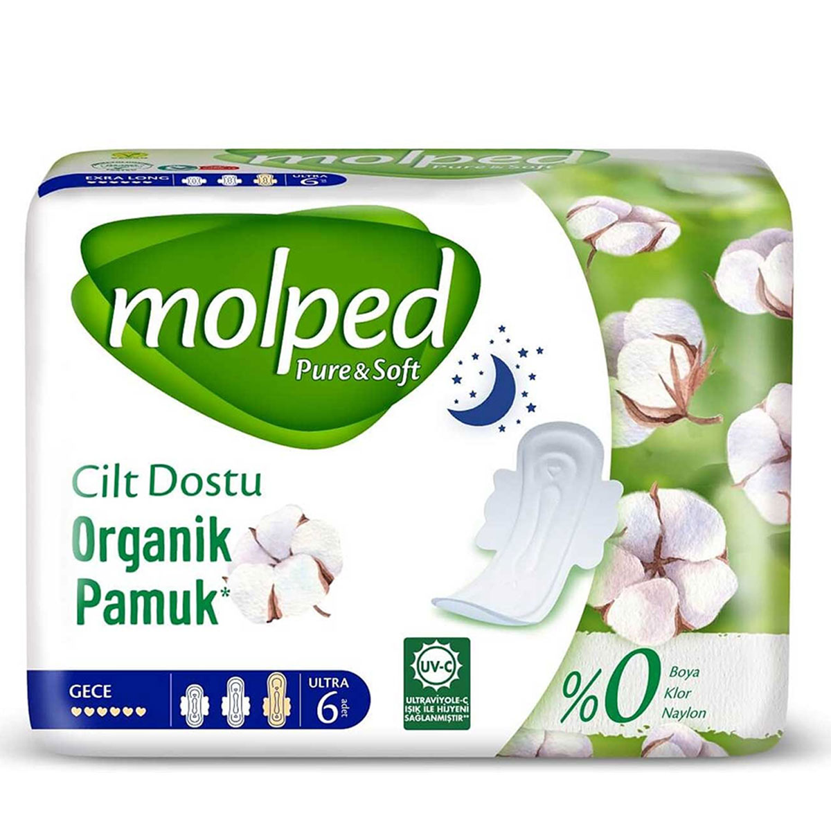 Molped Pure & Soft Extra Pads Long 7's
