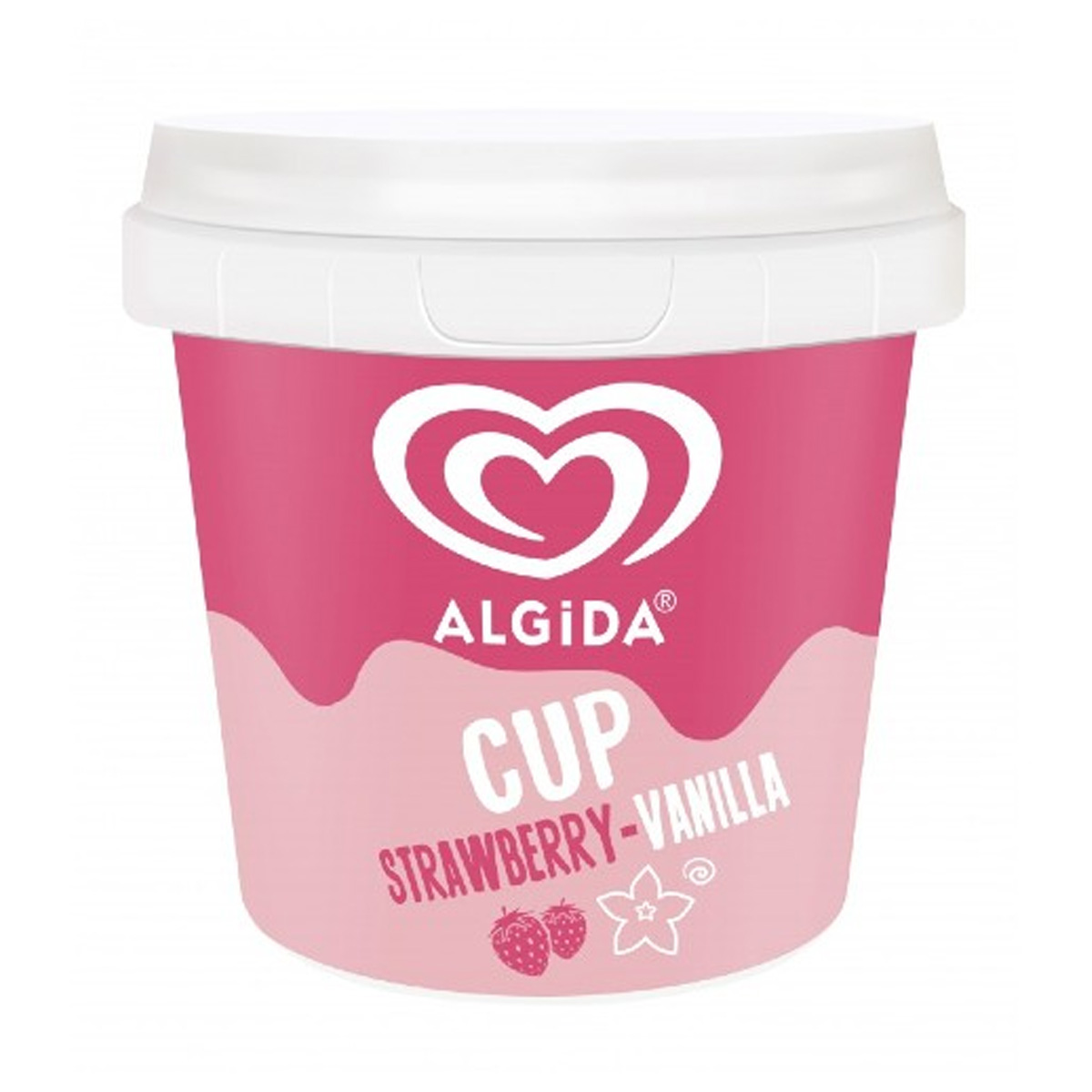 Algida Cup Strawberry Vanilla Ice Cream 100ml