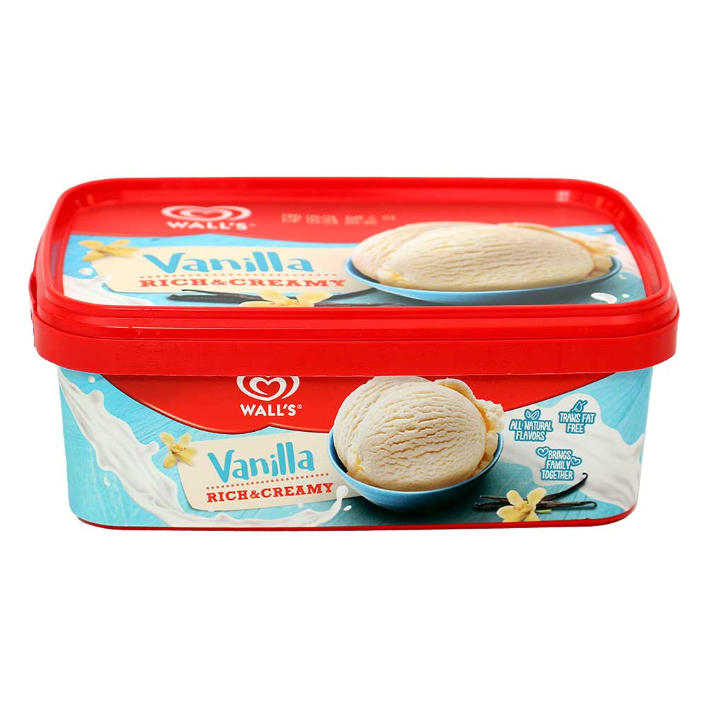 Wall's Rich & Creamy Vanilla Ice Cream 1L