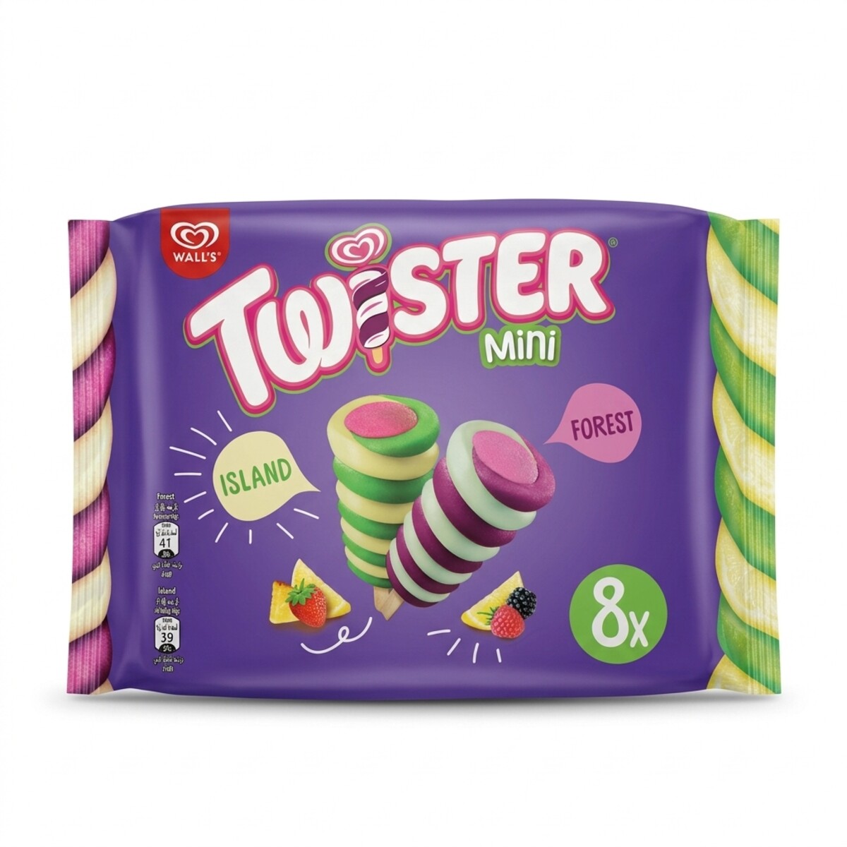 Wall's Twister Mini Island and Forest Ice Cream 400ml