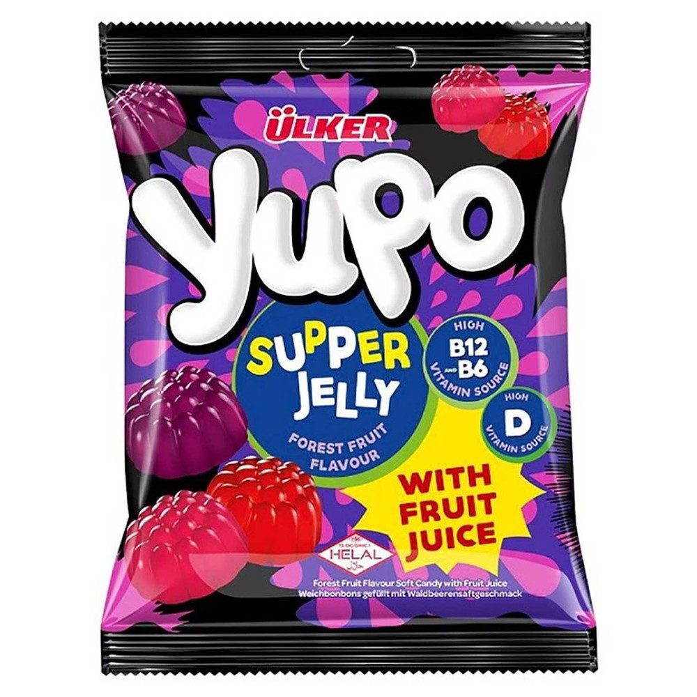 Ulker Yupo Super Jelly Forest Fruit Flavour 64g