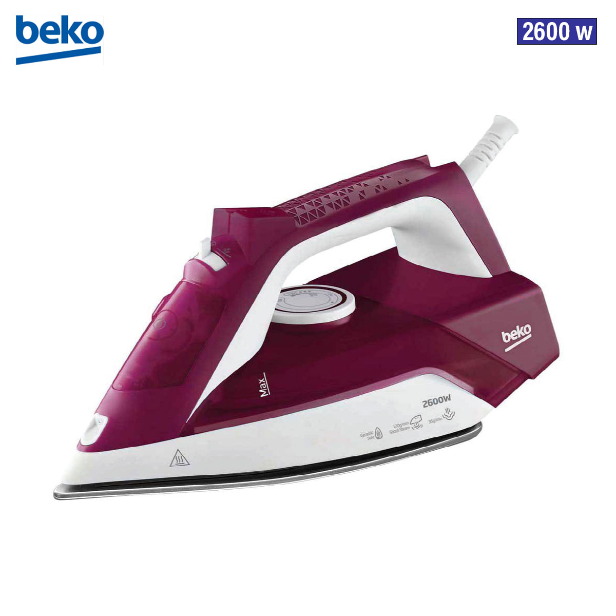 Beko Steam Iron 2600W Ceramic