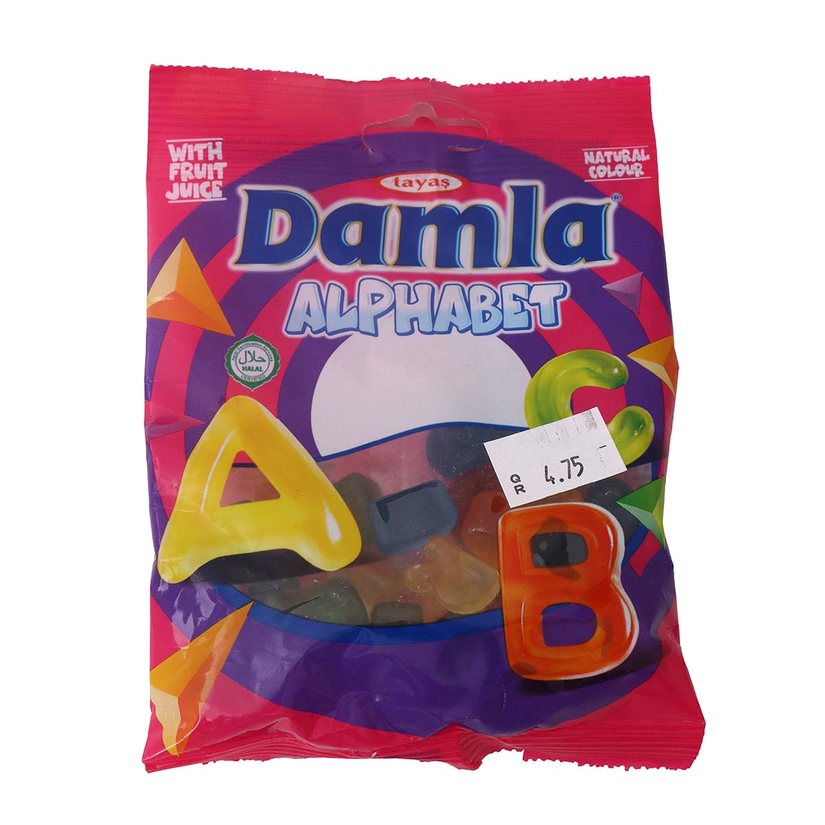 Tayas Damla Gummy Alphabet 80g