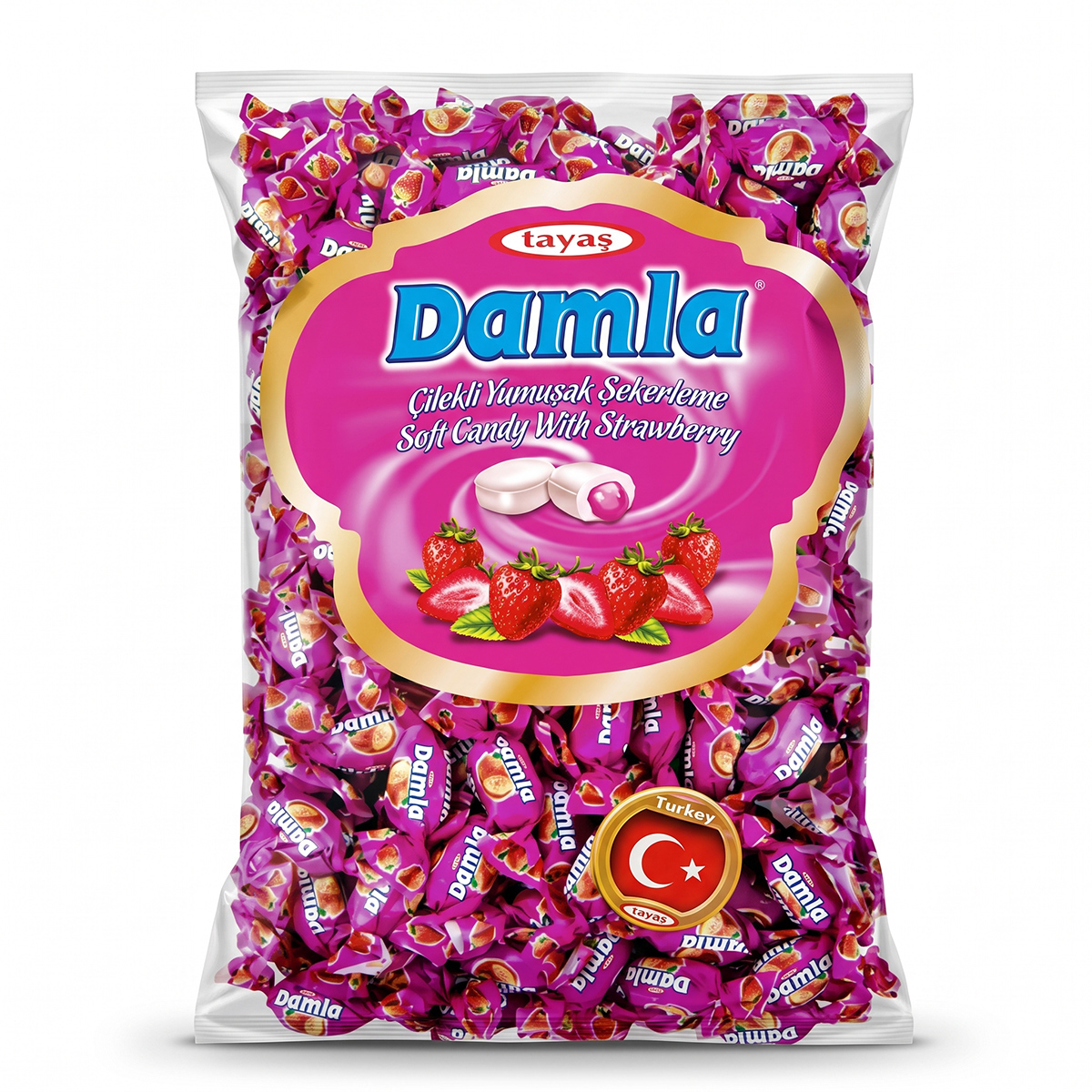 Damla Soft Candy Strawberry 1Kg